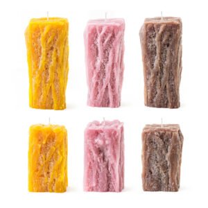 Velas decorativas de colores